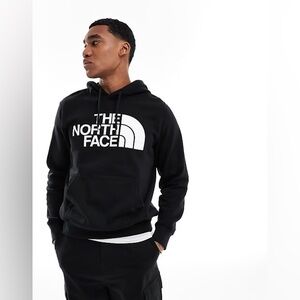The North Face Men’s Black and White Sweatshirt Hoodie